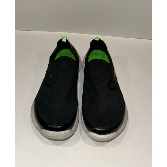 OOFOS WOMEN'S OOMG SPORT LOW SHOE - WHITE BLACK Size 10 - Picture 8 of 11